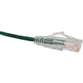 Unirise Usa 3Ft Cat6 Clearfit Slim Patch Cable Green CS6-03F-GRN